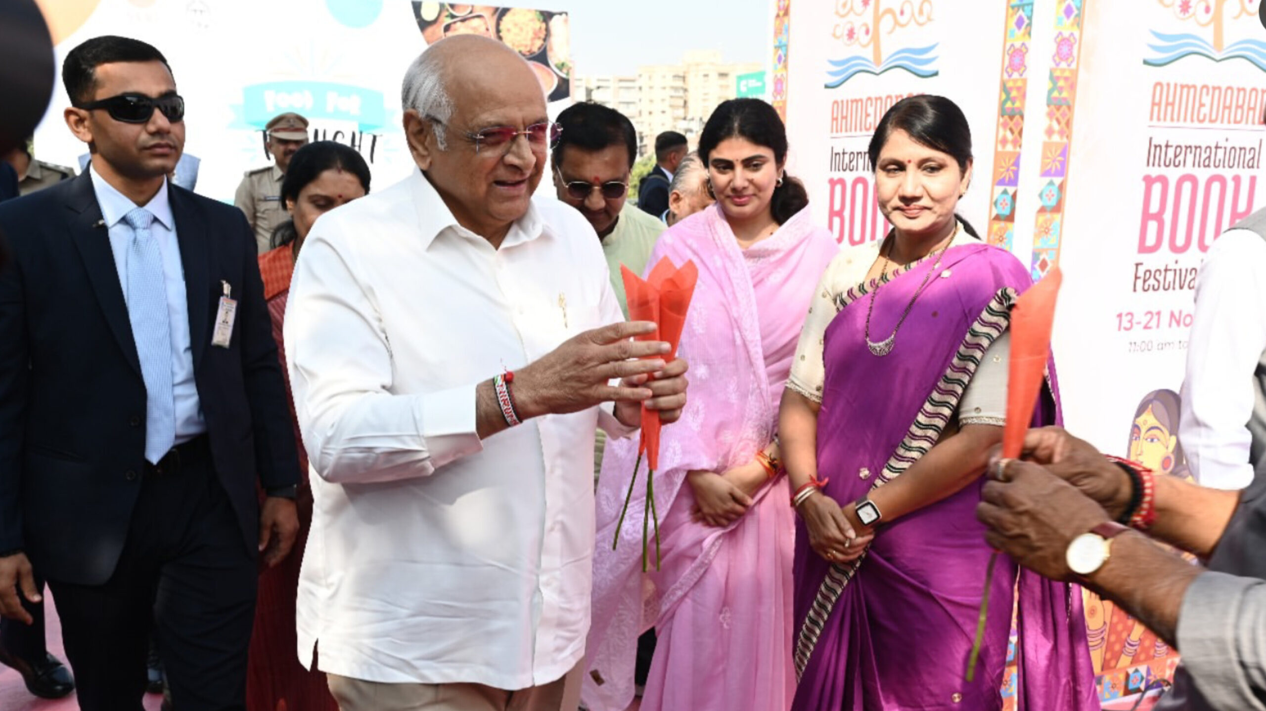 Gujarat CM Bhupendra Patel Inaugurates Ahmedabad International Book Festival and ‘Food for Thought Fest 2025’