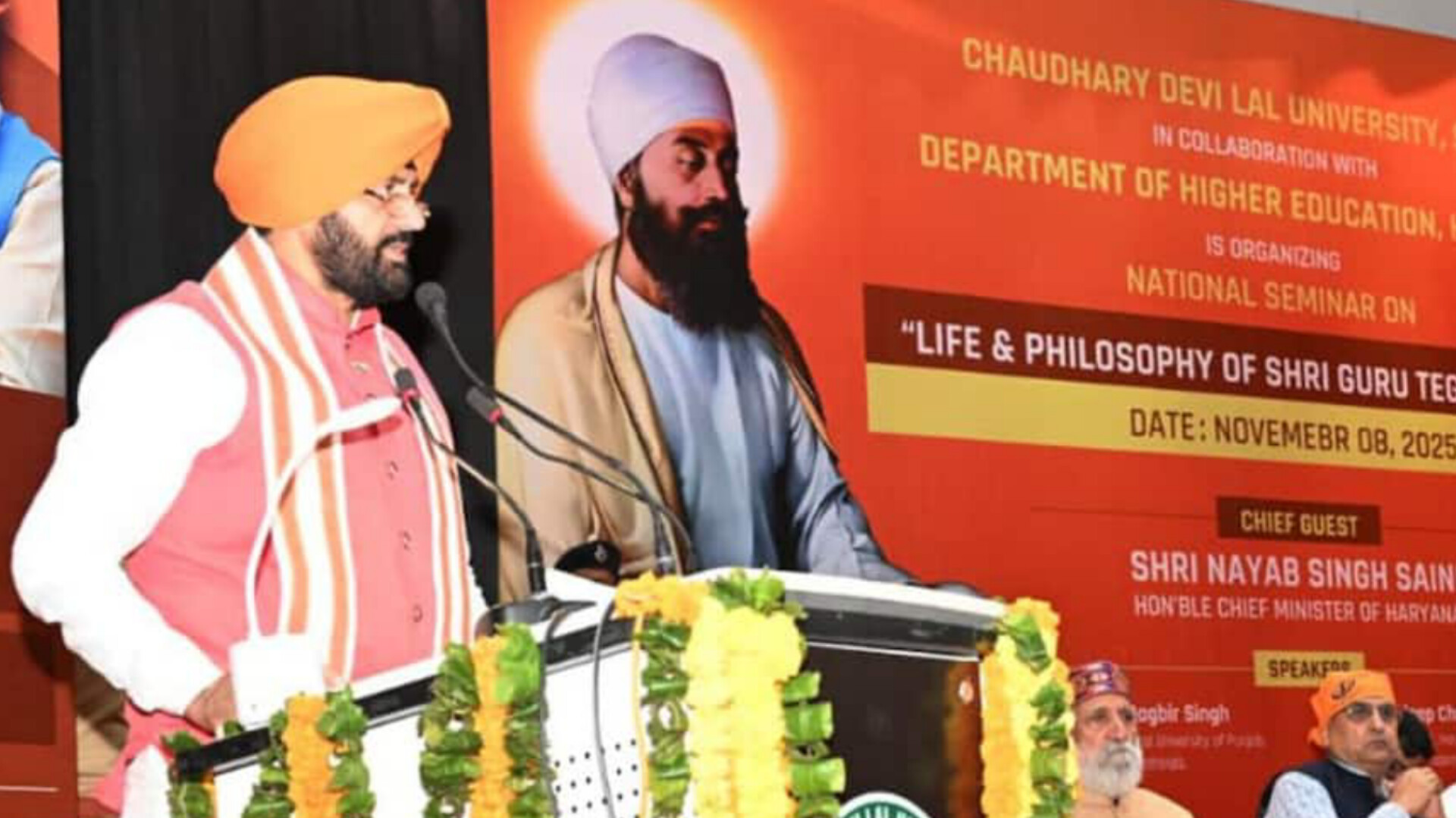 Sacred yatra begins in Haryana to commemorate 350th martyrdom anniversary of Guru Tegh Bahadur