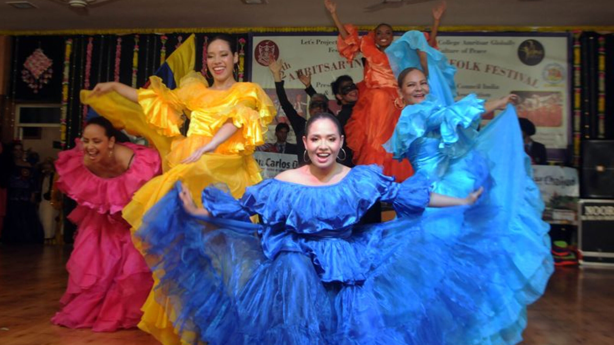 Global Rhythms Unite: Colombian and Punjabi Artists Shine at Amritsar International Folk Festival